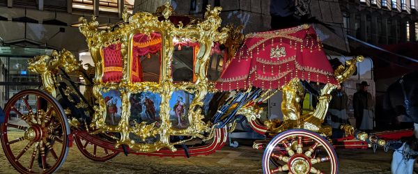Lord Mayor's state coach on display