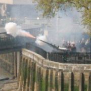 Gun salutes in Hyde Park and Tower of London