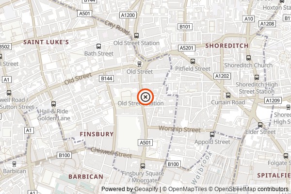 Map of The Whitechapel Threads