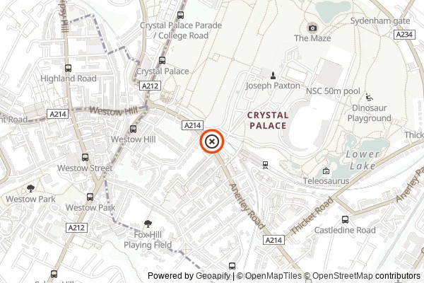Map of The Pimlico Priapus