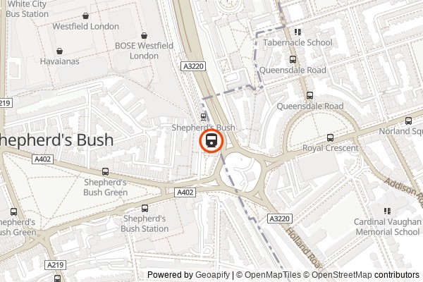 West Hampstead, London to Bose Westfield London, Shepherd'S Bush